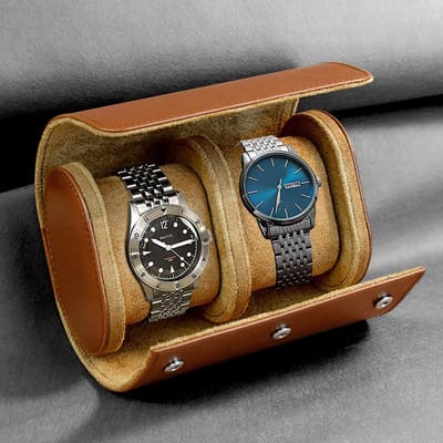 Horlogerol Reisetui Horloge Opberg- en Organizer Veilige Opberging met Innovatieve Verwijderbare Kussens & Solide Horloge Organizer Position 2