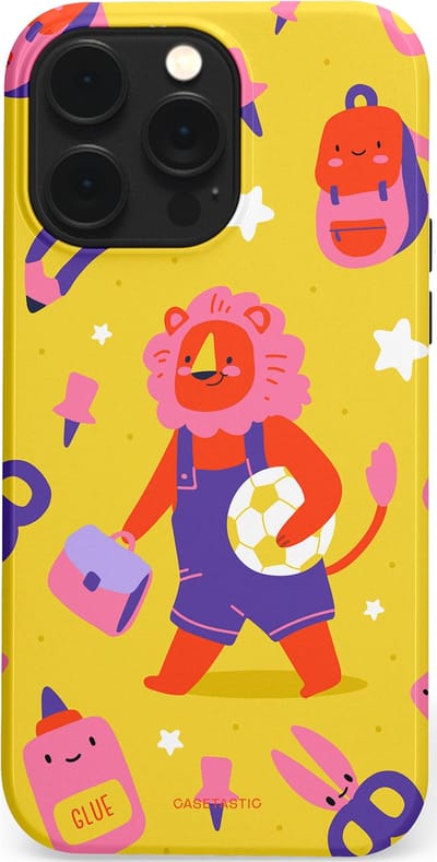 Casetastic hoesje geschikt voor Apple iPhone 14 Pro Max - MagSafe - Dubbellaagse bescherming - Krachtige lessen - Fashion Case - Goud Koraal