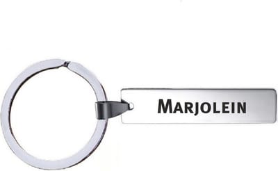 Sleutelhanger Met Naam - Marjolein - RVS