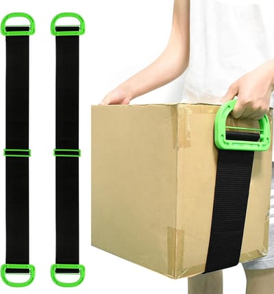 Verstelbare Transportbanden voor Zware Lasten - Set van 2 - Voor Verhuizen, Meubels en Dozen - Tot 1100 kg