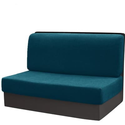 RV Eethoek Kussenshoes RV Booth Stoelhoes Loveseat Sofa Slipcover voor RV Camper Auto Bank 1 Rugleuninghoes en 1 Bankhoes