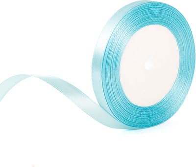 10mm Sky Blue Cadeau Inpaklint - 22m Sky Blue Ribbon voor Cadeau Inpakken - Kerst - Taart - Haaraccessoires - Boeketten - Bloemist - Ambachten - Huwelijk - Auto Decoratie