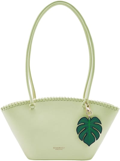 SEIDENFELT MANUFAKTUR schoudertas Liljendal Shoulder Bag Matcha Green kaki