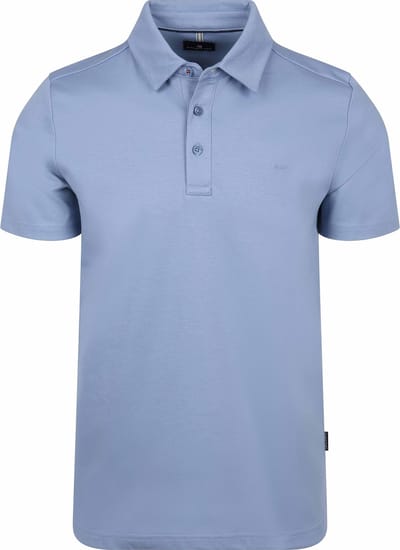 State of Art Poloshirt Soft Piqué Lichtblauw - Maat M - Heren