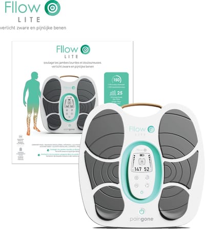 Paingone Fllow LITE|Verlicht zware en pijnlijke benen|bloedcirculatieapparaat voor pijnlijke en gezwollen voeten en benen, zware en vermoeide benen