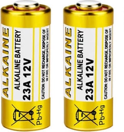 OWO - 2 Pack - Alkaline batterij batterijen 12v 23a a23 bLRV08 L1028 RVO8 23AE MS21 MN21 E23A K23A V23GA GP23A 8LR932 8LR23 VR22 8F10R EL12