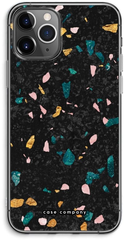 Case Company® - Hoesje geschikt voor iPhone 11 Pro Max hoesje - Terrazzo N°10 - Soft Cover Telefoonhoesje - Bescherming aan alle Kanten en Schermrand