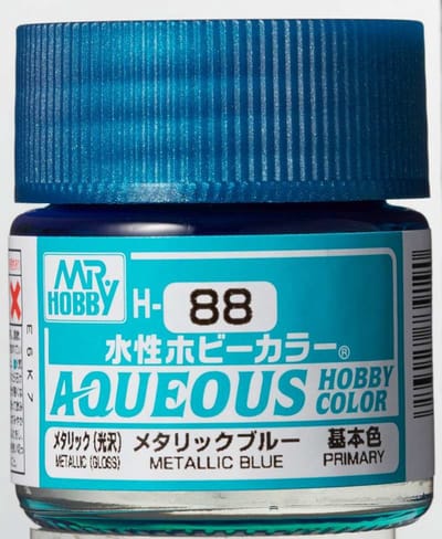 Gunze H-088 - Metallic Blue - Mr. Hobby Aqueous Modelbouwverf 10ml