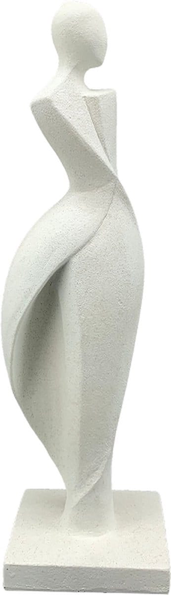 Gilde handwerk lady in style - creme kleur keramiek - 10x9x34 cm