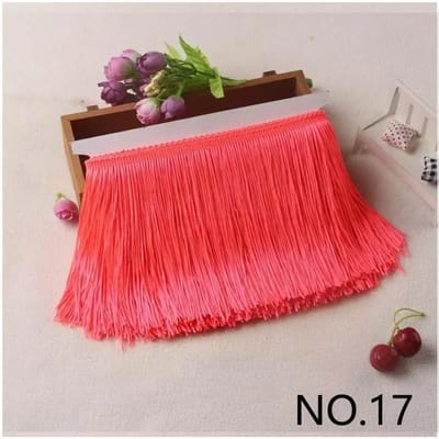 10M 10-30cm Meetee Franje Kwastjes Franjes voor Tassen Decoratieve Afwerkingen Franjes voor Gordijnen Kleding Kant Lint Stof Accessoires 30cm