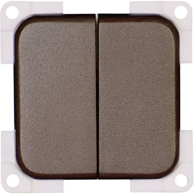 inprojal elektrosysteme 102566 Serieschakelaar Inzetstuk Bruin 1 stuk(s)