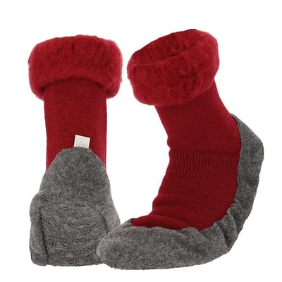 Morethansocks - slofsokken unisex - Maat 37 t/m 46 - slofsokken - huissokken heren - huissokken dames - antislip sokken - warme sokken