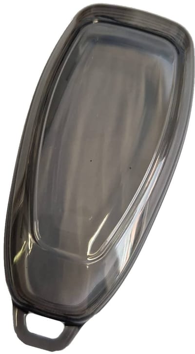Autosleutel Hoesje geschikt voor Ford - Sleutelcover - TPU Cover Sleutelhoes - Accessoires - transparant,zwart