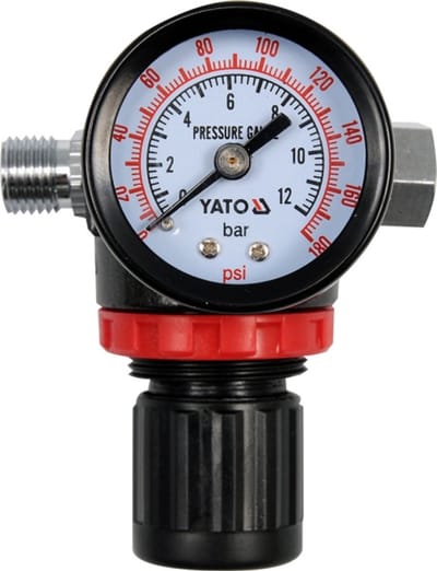 Yato YT-2381 - Pneumatische Drukregelaar met Manometer - 1/4" - Poliwitaal