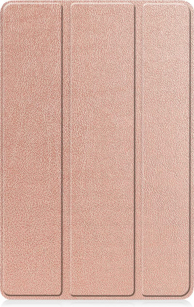 Hoesje - Geschikt voor Lenovo Tab P11 (2e / 2nd Generatie) - Dun & Stevig - Trifold Bookcase - Hard Cover - Hardcover Book Case - Tablet Hoes - Rosé goud
