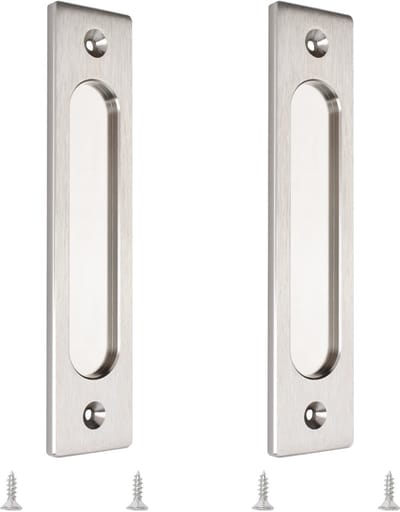Dailygoods- Deurgreep Modern Design - Aluminium Legering - Antiroest - Voor Schuifdeuren - 180MM - Inclusief Montage Schroeven