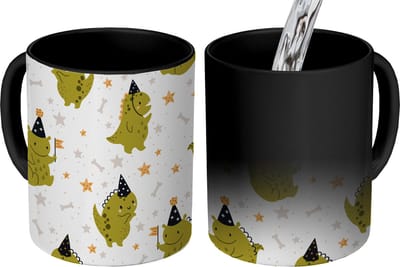Magische Mok - Foto op Warmte Mokken - Koffiemok - Design - Jongens - Draak - Kinderen - Magic Mok - Beker - 350 ML - Theemok