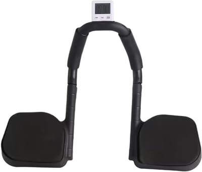 Buiktrainer - Krachttrainer - Basisspieren Trainen - Ingebouwde Timer - 28 cm - Zwart