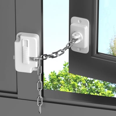 Veilige Raamsloten voor Kinderen en Huisdieren - 4 Stuks Verstelbaar Zelfklevend Raamslot
