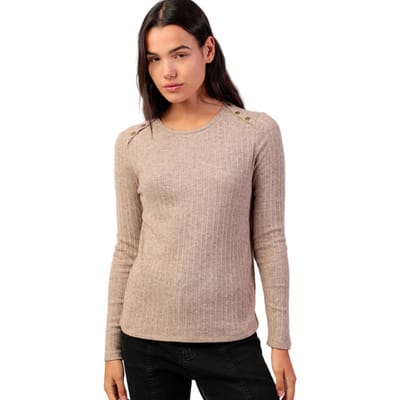 T-Shirt Lange Mouw Admas Top met lange mouwen Botones Melange