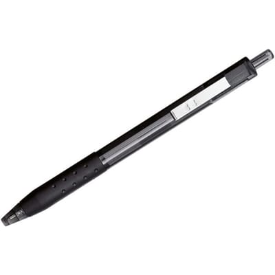 Paper Mate InkJoy 300RT-balpennen met drukknop | Medium punt (1,0 mm) | Zwart | 12 stuks