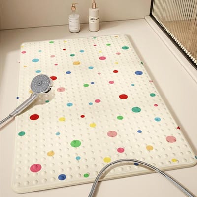 Badkamer Antislip Mat Douche Kinderbadkamer Voetkussen Anti-val Zuignap Toilet Waterdicht Badkamervloermat 40*70CM
