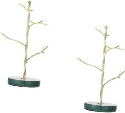 Sieraden Houder - Boom Stand - Sieraden Organiseren - Decoratieve Boomvorm - 2 Stuks - Diverse Kleuren