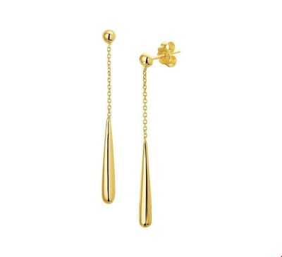 oorhangers druppel 14K geelgoud 4018866