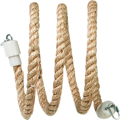 Flamingo - Vogelspeelgoed Sisal touw - Bruin - 32 x 22 x 22 cm