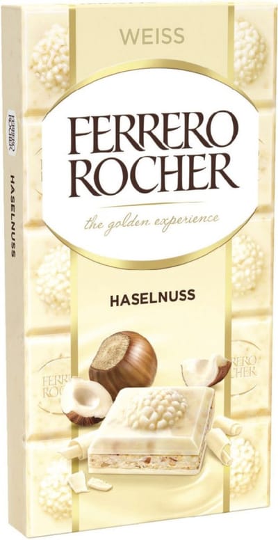 Ferrero Rocher Chocolade Reep Witte - 90 gr