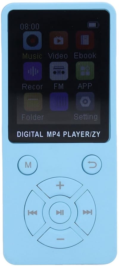 Dailygoody - MP3-speler - Bluetooth 5.0 - Draagbare muziekspeler - 64 GB - HiFi-geluid - Ondersteuning tot 128 GB - Geschikt voor muziekliefhebbers - ...
