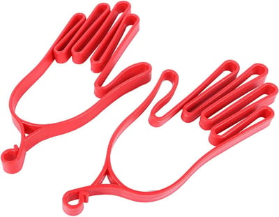 Handschoenenbrancards - Vormhouders - Sportuitrusting Onderhoud - Sterk Kunststof Ontwerp - 2 stuks - Rood