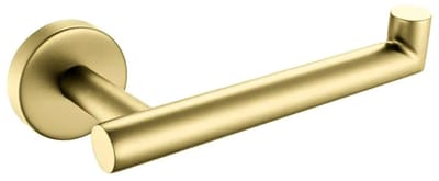 Wc-rolhouder mat goud Rond