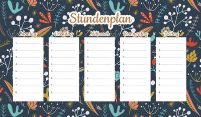 Wallvy - Magnetisch Lesplan - 30x17,5cm - Personaliseerbaar - Droog uitwisbaar