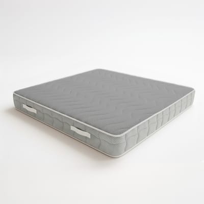 The White Stone Matras 80x190 cm van Memory Foam | Hoogte 25 cm | Orthopedisch Matras met 9 Zones, Hypoallergeen | Anti-Huisstofmijt en Antibacteriële Hoes