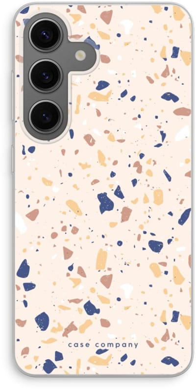 Case Company® - Hoesje geschikt voor Samsung Galaxy S24 hoesje - Terrazzo N°23 - Soft Cover Telefoonhoesje - Bescherming aan alle Kanten en Schermrand