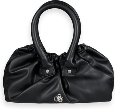 SCOTCH & SODA Leren Handtas Avondtas Handbag Black Zwart