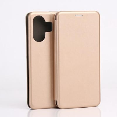 Beline Book Magnetic - Gouden Flip Case - Magnetisch - Standaardfunctie - Xiaomi Redmi 13C