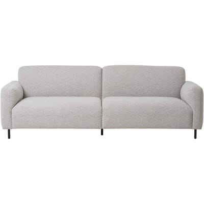 House Nordic Salvador Lichtgrijs Bouclé 3-Zits Bank