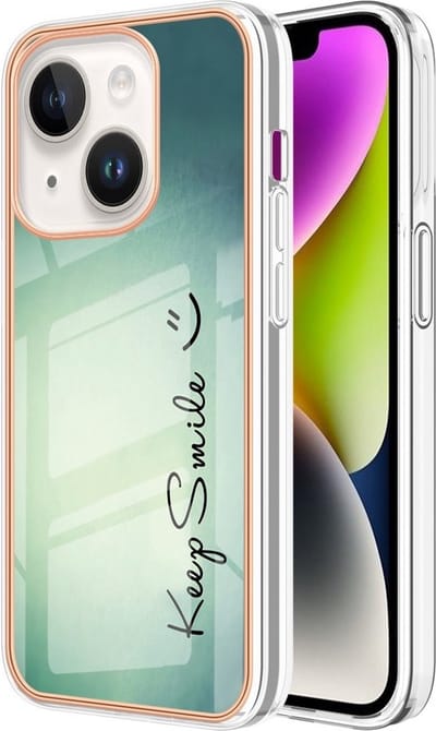 Coverup Hoesje - Geschikt voor iPhone 15 Hoesje - Coverup Design TPU Back Cover - Smile