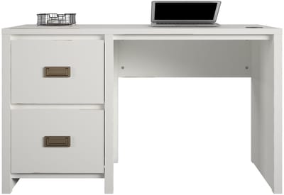 Haven-Bureau - 2-Laden - Wit MDF