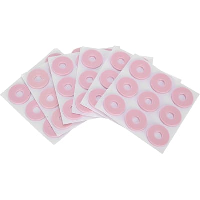 Eeltkussentjes van slijtvast latexschuim, zacht, elastisch en ademend, rond S white