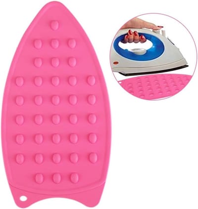 Hittebestendige, antislip silicone strijkplaten en matten voor potten en pannen - Roze kleur