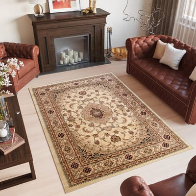 Tapiso Yesemek Vloerkleed Gebloemd Perzisch Tapijt Maat- 60x100