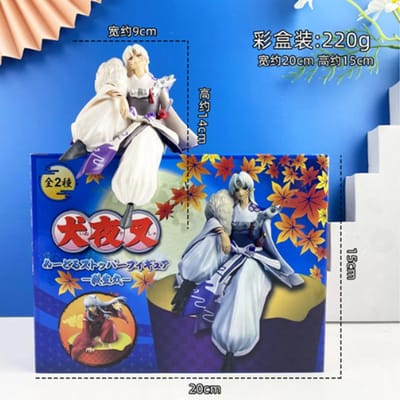 14cm InuYasha Anime Figuur Kingdom Miyagako Sesshomaru Actiefiguur 1514# Sesshoumaru/1300# Inuyasha Figuur Model Pop Mooi Speelgoed
