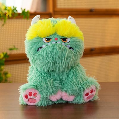 Nieuwe Lelijke Schattige Langharige Monsterpop Pluche Pop Schattig Monster Speelgoed Kussen Verjaardagscadeau 27 cm