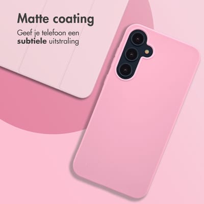imoshion Hoesje - Geschikt voor Samsung Galaxy A35 - Color Backcover - Bubblegum Pink