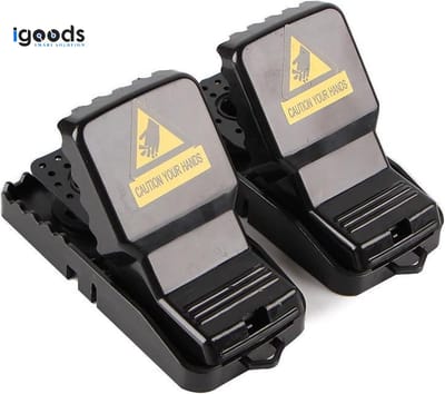 IGOODS Muizenvallen - Muizenval - Muizenklem  - Mouse trap - Voor binnen en buiten - Ongediertebestrijding - 2 STUKS