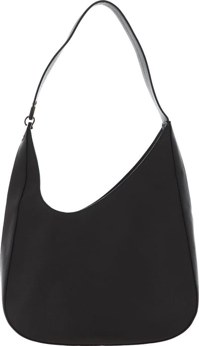 COCCINELLE Leren Schoudertas Zelda Shoulderbag Grained Leather Bark Donkerbruin