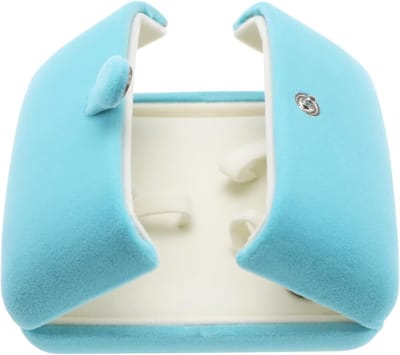 Fluwelen Dubbele Open Armband Doos - Sieraden Gift Organizer voor Verloving en Bruiloft